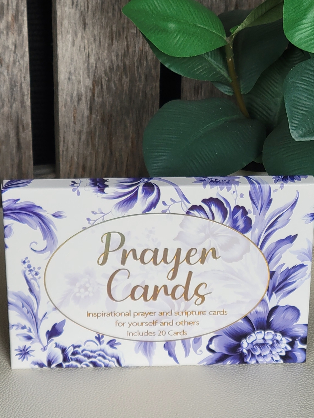 Prayer Cards - Purple Floral Inspirational Scripture Cards - Picture 3 of 3